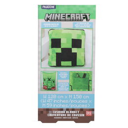 Minecraft Creeper deka s polštářem