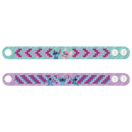 Diamantové malování Stitch - výroba náramků 2 ks