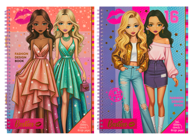 Kniha pro návrháře módy Besties