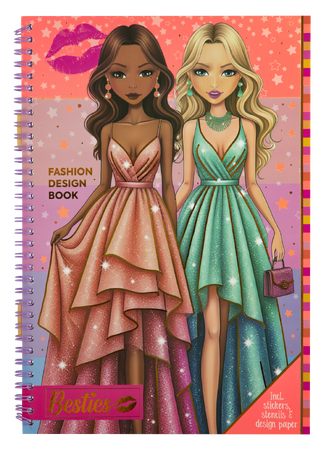 Kniha pro návrháře módy Besties