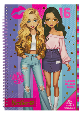 Kniha pro návrháře módy Besties