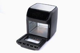 Horkovzdušná fritéza Huslog 1800W, objem 12l černá