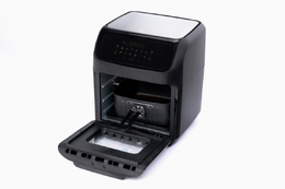 Horkovzdušná fritéza Huslog 1800W, objem 12l černá