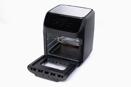 Horkovzdušná fritéza Huslog 1800W, objem 12l černá