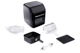 Horkovzdušná fritéza Huslog 1800W, objem 12l černá