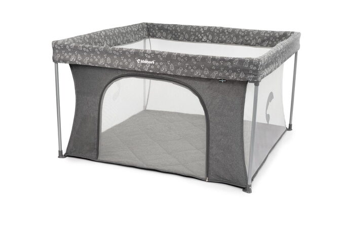 Dětská ohrádka Kidnort Snoen světle šedá