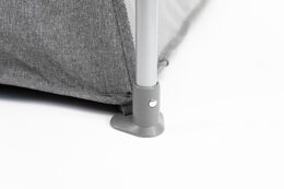 Dětská ohrádka Kidnort Snoen světle šedá