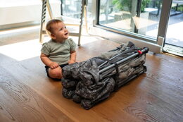 Dětská ohrádka Kidnort Snoen tmavě šedá