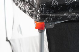 Dětská ohrádka Kidnort Snoen tmavě šedá