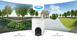 Kamera Ezviz H8c Pro 2K+ IP venkovní, PTZ, Wi-Fi, 4Mpix, bílá