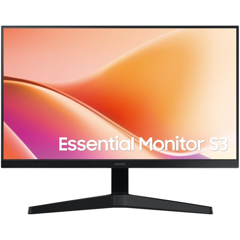 Monitor Samsung Essential S3 24",LED podsvícení, VA panel, 5ms, 3000: 1, 250cd/m2, 1920 × 1080 Full HD, - černý