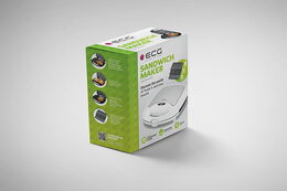 Sendvičovač ECG S 399 3in1 White