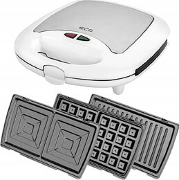 Sendvičovač ECG S 399 3in1 White