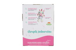 Jednorožec Chrupík usínáček plyš/plast na baterie se zvukem se světlem v krabici 22x30x10,5cm 6m+