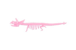 Hračka antistresová kostra dinosaura natahovací silikon 22cm 6 barev 60ks v boxu