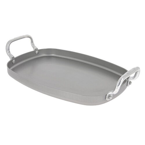 Ocelová pánev de Buyer, 5640.01, MINERAL B, Plancha, zaoblená, 38 x 26 cm