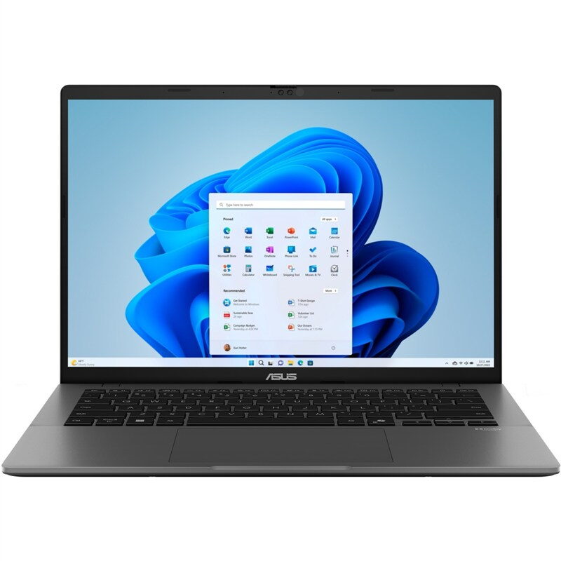 Ntb Asus Vivobook S14 Qualcomm SnapdragonX (X1-26-100), 14", RAM 32GB, SSD 1024 GB Qualcomm Adreno, Microsoft Windows 11 Home - šedý