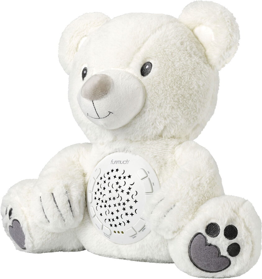 USÍNÁČEK 3v1 Projektor s osvětlením, hudbou a časovačem LEDNÍ MEDVĚD