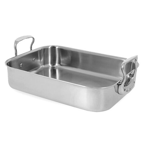 Pekáč de Buyer, 3727.35, AFFINITY, obdélníkový, prohnuté hrany, zaoblené rohy,
nedeformovatelné, celkové rozměry 41 x 27,5 x 12,35 cm