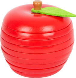 small foot Skládačka jablko s červíky