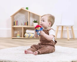 Rainbow Plyšové chrastítko Paddington modré