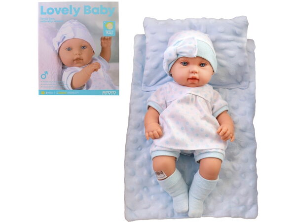 Panenka MaDe modrá 33 cm