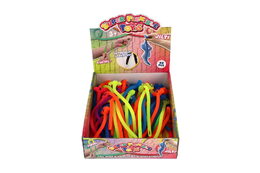 Hračka antistresová halloween natahovací silikon 20cm 6 druhů 90ks v boxu