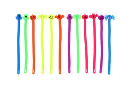 Hračka antistresová halloween natahovací silikon 20cm 6 druhů 90ks v boxu