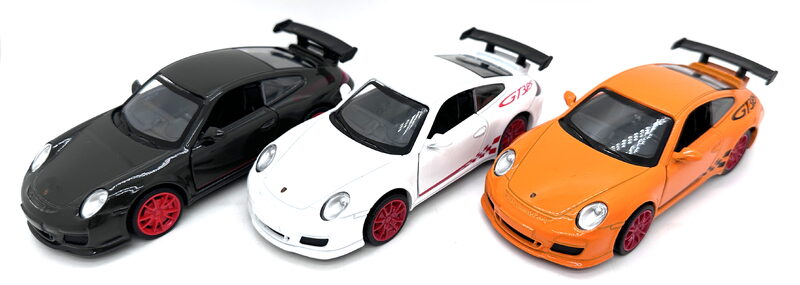 Kovový model - Porsche 911 GT3 RS - 3 varianty
