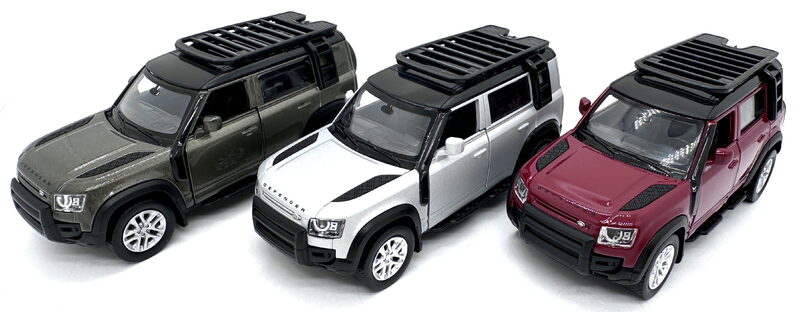 Kovový model - 2020 Land Rover Defender 110 - 3 varianty