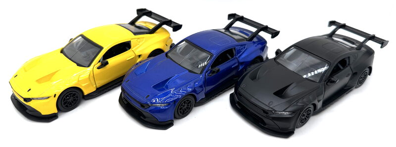 Kovový model - Ford Mustang GT3 (2024) - 3 varianty