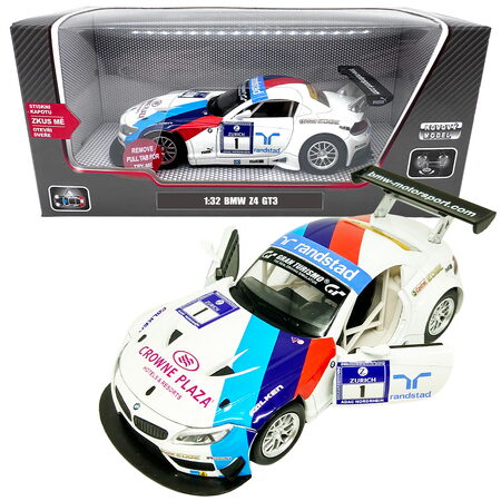 Kovový model - 1:32 BMW Z4 GT3 bílé