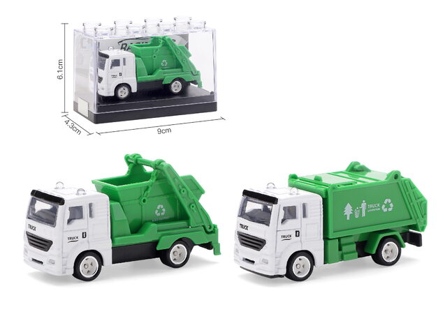 Kovový model popelářského vozu 1:64 - více druhů