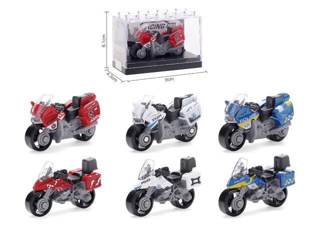 Kovový model motorky 1:64 - více druhů