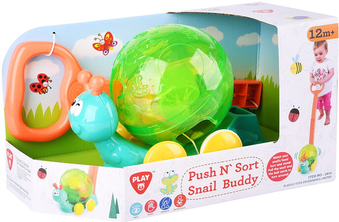 PLAYGO - Potlačte a hrajte si se šnečím kamarádem