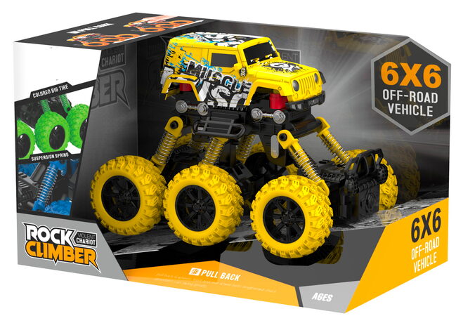 Auto Graffiti Crawler 6WD 1:43 na zpětný chod