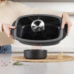 BERLINGERHAUS Pekáč s titanovým povrchem a aroma poklicí Antracit Collection BH-8800sleva