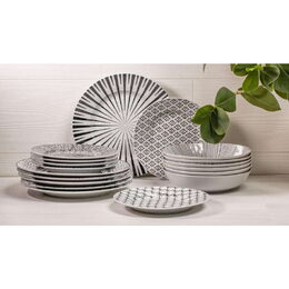 HIT Jídelní sada talířů Seoul 18 ks HT-24327238