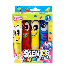 Fixy voňavé Scentos Jumbo Funny Face 3ks