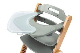 Jídelní židlička Kidnort Drömmer šedá