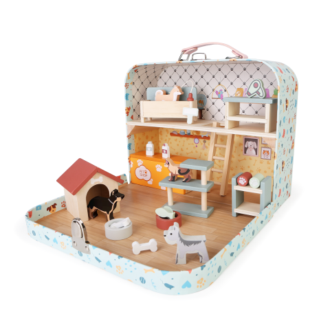 2Kids Toys Domeček pro mazlíčky v kufříku