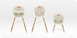 Jídelní židlička MoMi REKI béžová