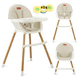 Jídelní židlička MoMi REKI béžová