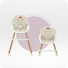 Jídelní židlička MoMi REKI béžová