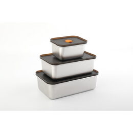 CS SOLINGEN Dóza na potraviny sada 3 ks s víkem 400, 1000, 1250 ml CS-101589