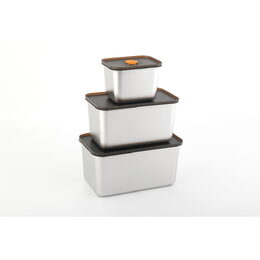 CS SOLINGEN Dóza na potraviny sada 3 ks s víkem 550, 1500, 2100 ml CS-101602