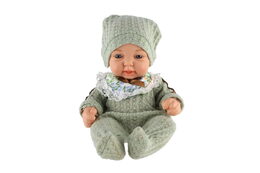 Panenka/miminko plast pevné tělo 26cm mix druhů 6ks v boxu