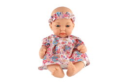 Panenka/miminko plast pevné tělo 26cm mix druhů 6ks v boxu