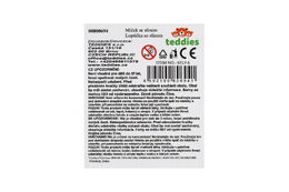 Míček mačkací smajlík antistresový plast 5cm zvracející sliz v sáčku 12ks v boxu