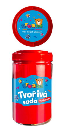 Tvořivá sada created v plastové dóze 12x21cm